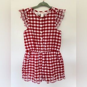 Cat & Jack Toddler Girls' Checkered Romper